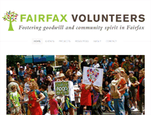 Tablet Screenshot of fairfaxvolunteers.org
